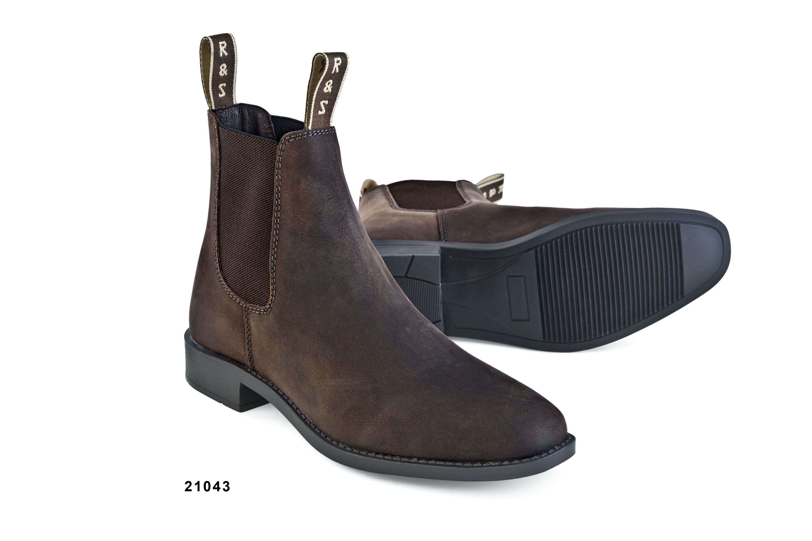 Jodhpurstiefelette Damen und Kinder dunkelbraun Thrill 21043