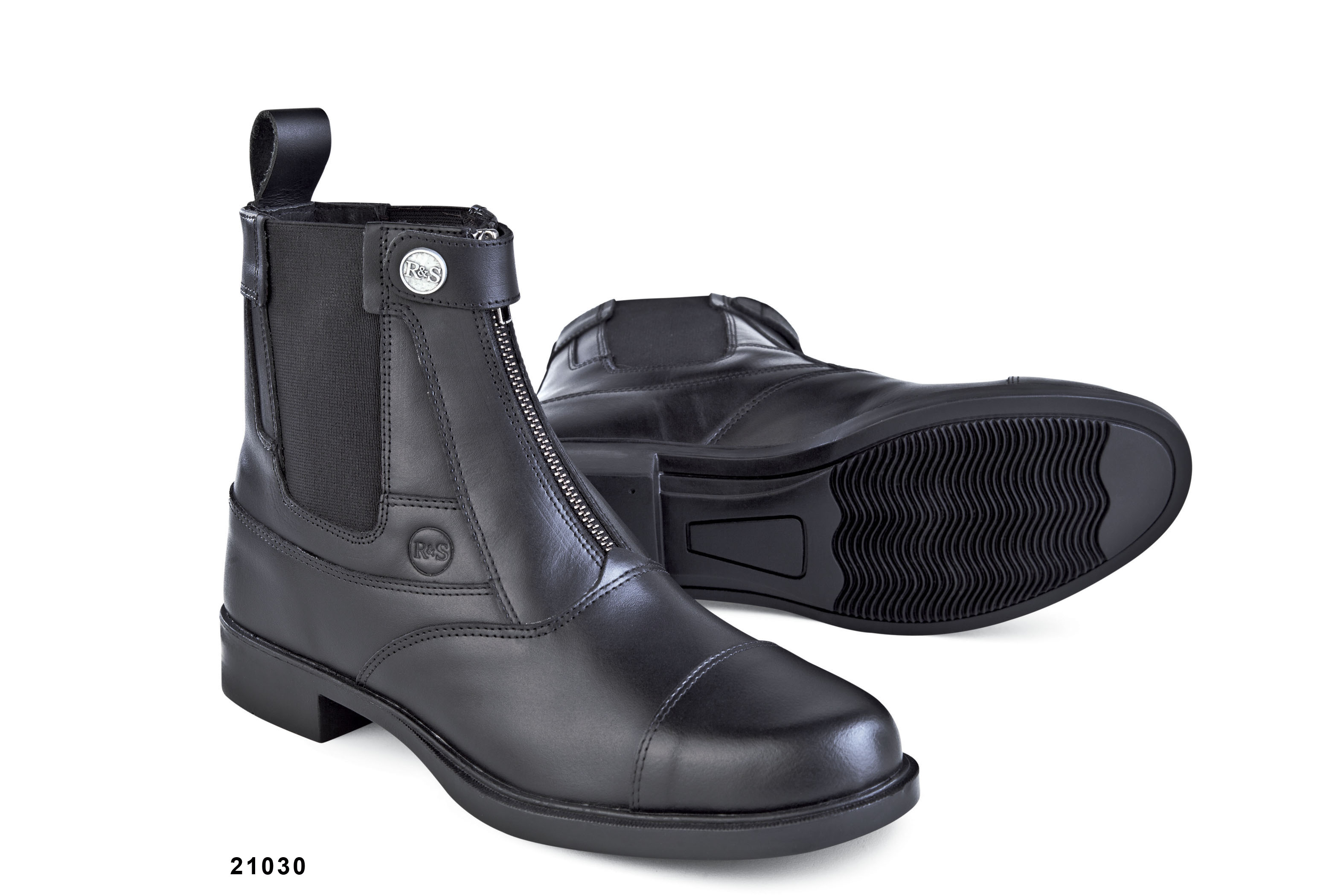Reitstiefelette Damen schwarz Bliss 21030
